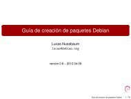 Guía de creación de paquetes Debian