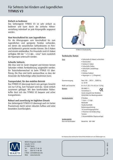 Für Sehtests bei Kindern