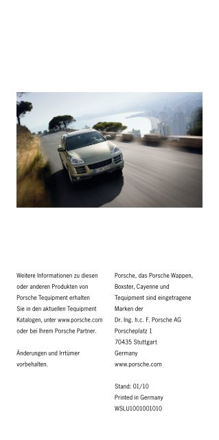 Mehr über das neue Kartenupdate von Porsche Tequipment