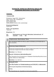 Protokoll Nr. 03/2012 der öffentlichen Sitzung des Ortsbeirates ...