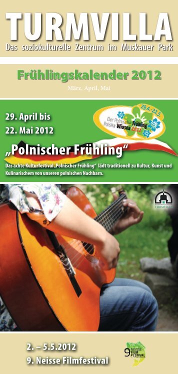 Frühlingskalender 2012 - Turmvilla Bad Muskau