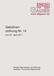 ordnung Nr. 14 - Institut Dr.-Ing. Gauer Ingenieurgesellschaft mbH