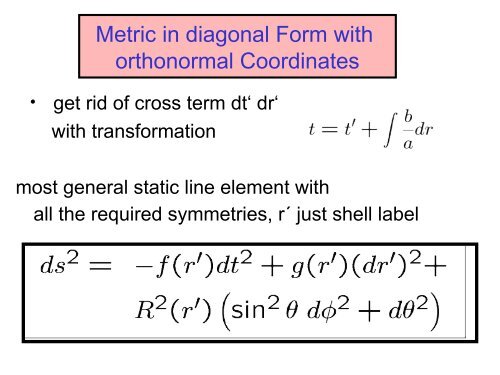 Relativistic Stars and the Schwarzschild Solution