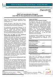 Rekombinante Allergiediagnostik - inFlammatio