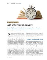 400 WÖrter pro minute - Unternehmensjurist