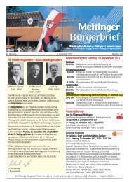 Bürgerbrief vom 08.11.2012 - Markt Meitingen