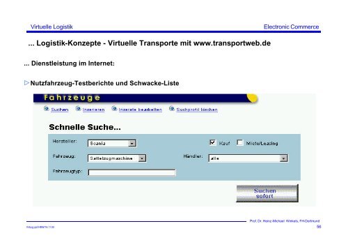 Virtuelle Logistik - Prof. Dr. Heinz-Michael Winkels