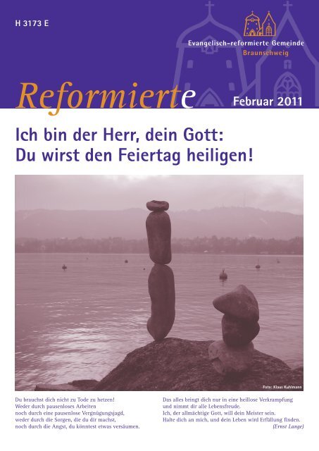 Gemeindeblatt Februar 2011 - Evangelisch-reformierte Gemeinde ...
