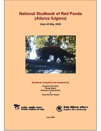 National Studbook of Red Panda - Central Zoo Authority