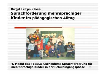 Sprachförderung mehrsprachiger Kinder im pädagogischen Alltag