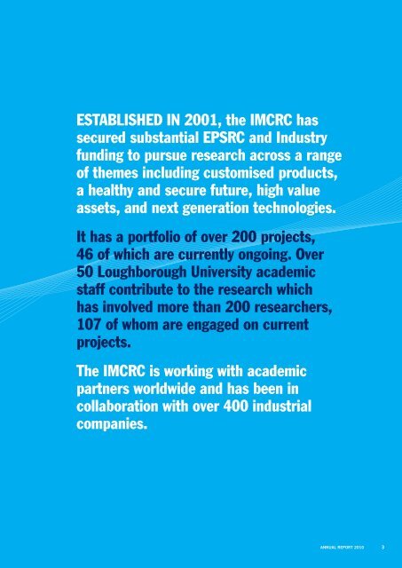 ANNUAL REPORT 2010 - Loughborough University