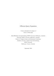 Efficient Query Expansion - RMIT Research Repository - RMIT ...