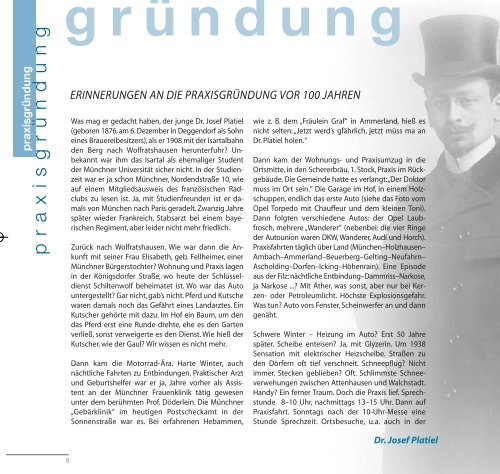 100 Jahre Hausarztpraxis - Praxis für Innere und Allgemeinmedizin ...