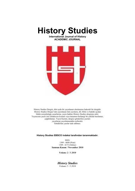 History Studies - Université de MASCARA