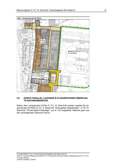 BP D 151 III Abschnitt Gewerbe - Stadt Emden