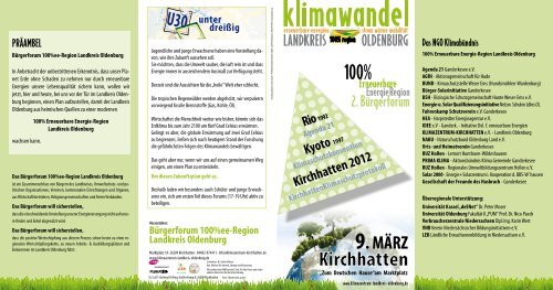 Bürgerforum 100%ee-Region Landkreis Oldenburg - KuK ...