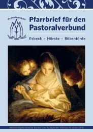 Der komplette Weihnachtspfarrbrief als PDF-Datei ... - in Bökenförde