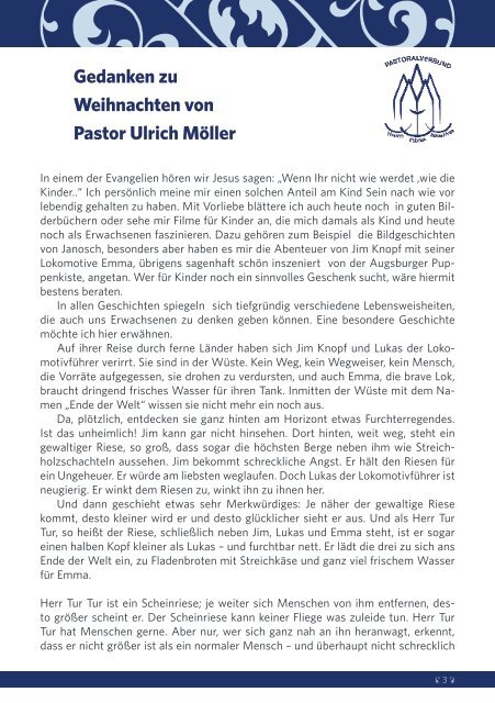 Der komplette Weihnachtspfarrbrief als PDF-Datei ... - in Bökenförde