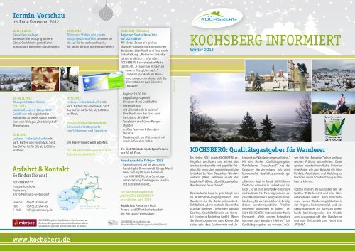 KOCHSBERG infORmiERt