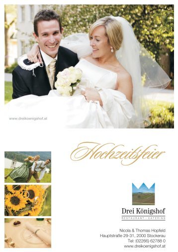 Hochzeitsmappe 12/13 - Herzlich Willkommen im Drei Königshof