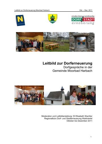 Leitbild zur Dorferneuerung - Gemeinde Moorbad Harbach