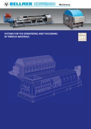 systems for the dewatering and thickening of fibrous materials