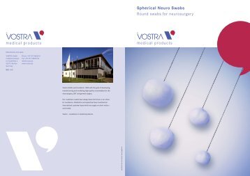 Spherical Neuro Swabs - VOSTRA GmbH