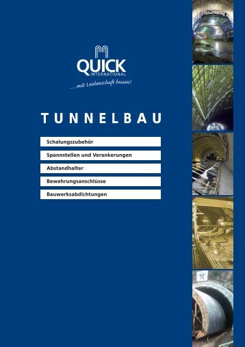 TUNNELBAU - Quick Bauprodukte GmbH