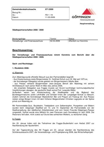 Beschlussantrag: - Stauferpark