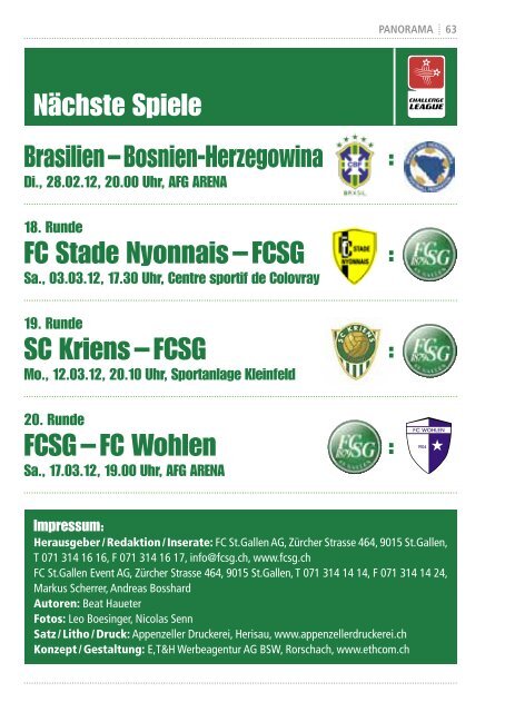 Sport - FC St.Gallen