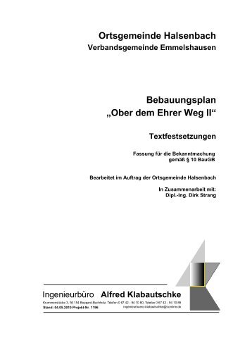 Ober dem Ehrer Weg II - Verbandsgemeinde Emmelshausen