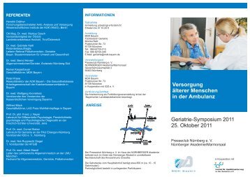 Flyer Geriatrie Symposium Fra... - MDK Bayern