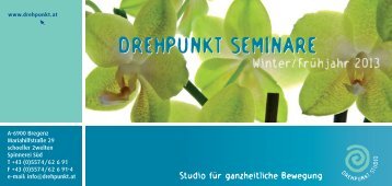 DREHPUNKT SEMINARE - Drehpunkt, Studio für ganzheitliche ...