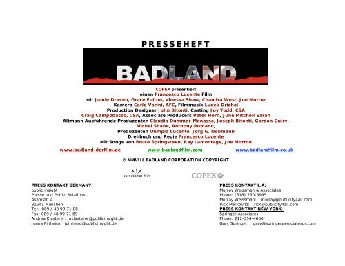 Soundtrack Song - Badland
