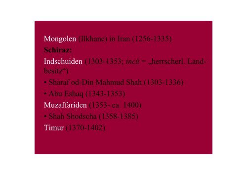 Die Lieder des Mohammad Shams od-Din Hafez aus Schiraz (1326 ...