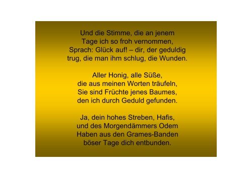 Die Lieder des Mohammad Shams od-Din Hafez aus Schiraz (1326 ...