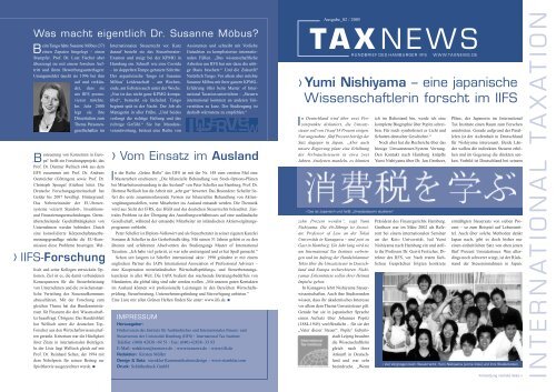 TAX NEWS - IIFS