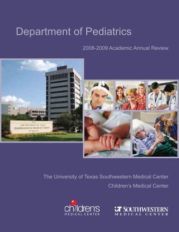 Department of Pediatrics - UT Southwestern