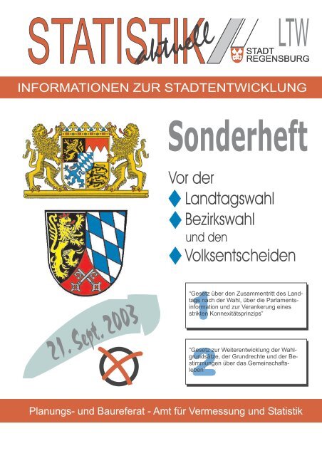 Volksentscheid - Statistik - Stadt Regensburg