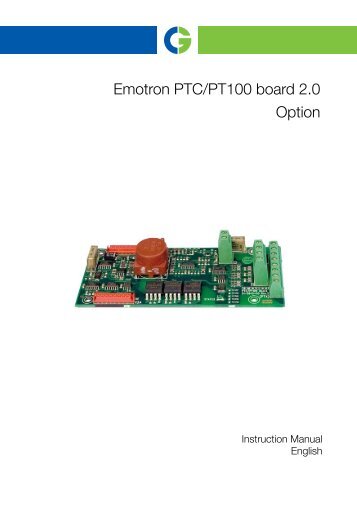 Emotron PTC/PT100 board 2.0 Option