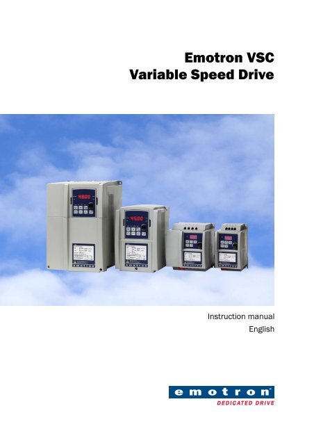 Emotron VSC Variable Speed Drive