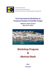 Workshop Program & Abstract Book - EARSeL, European ...