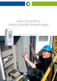 Hohe Dynamik für anspruchsvolle Anwendungen - Emotron