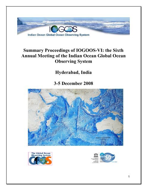 Contents - Indian National Centre for Ocean Information Services