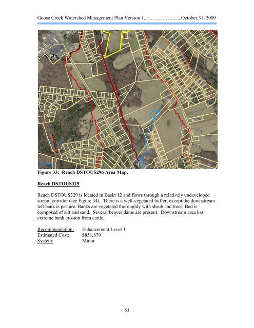 Goose Creek Watershed Management Plan Version - Charlotte ...