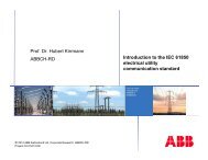 Introduction to the IEC 61850 electrical utility communication ... - EPFL