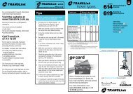 Route 614 and 619 timetable - TransLink