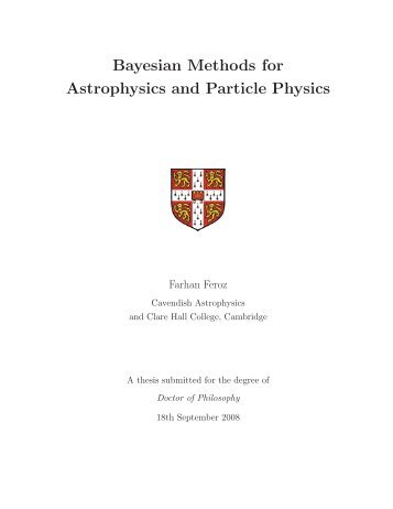 Bayesian Methods for Astrophysics and Particle Physics