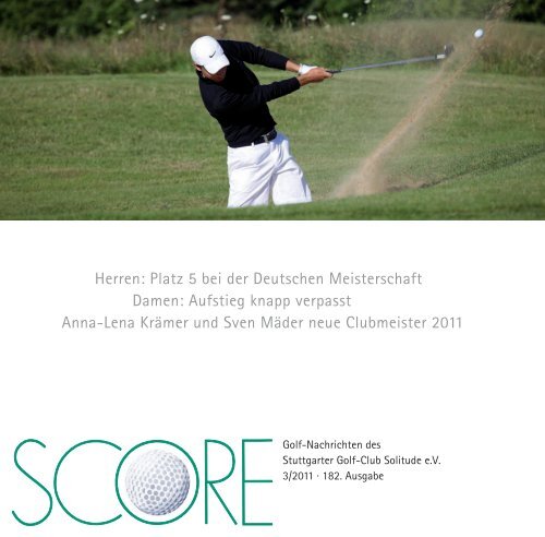 Sporting Club Berlin – Faldo Course - Stuttgarter Golf-Club Solitude ...