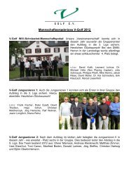 Mannschaftsergebnisse V-Golf 2012-09-25 - Dr. Velte Golf Sankt ...